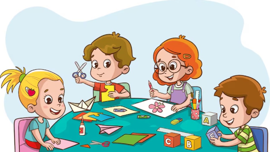 Membuat Kolase Pohon dari Kertas Origami